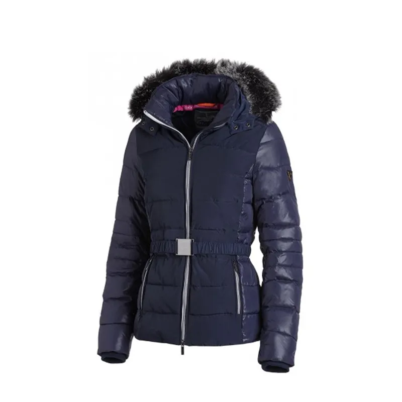 Schockemohle Chrome Caddy Ladies Quilted Jacket - Navy